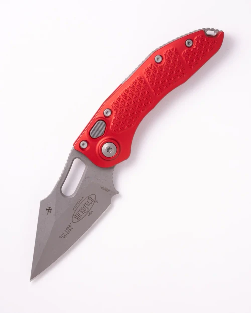 Microtech Stitch OTS Auto S/E Apocalyptic Standard Red Aluminum AUMT16910APRD