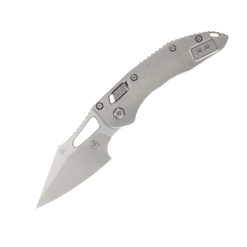 Microtech M-Stitch RAM-LOK MS Folder STNWSH-STNWSH Slab Side TI W/ Bronze AUMT169MRL10MS1