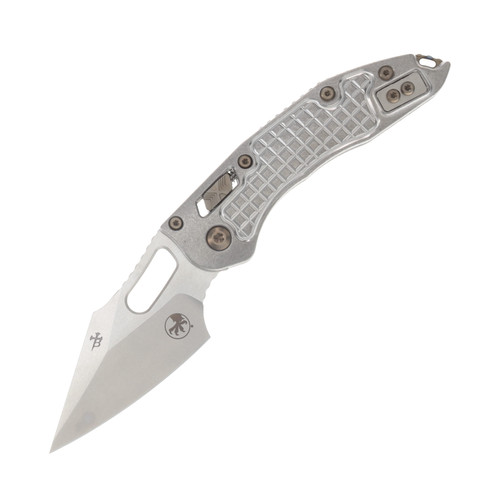 Microtech Stitch RAM-LOK MS Folder STNWSH-STNWSH Frag TI W/Bronze Flamed TI AUMT169RL10FRMS4