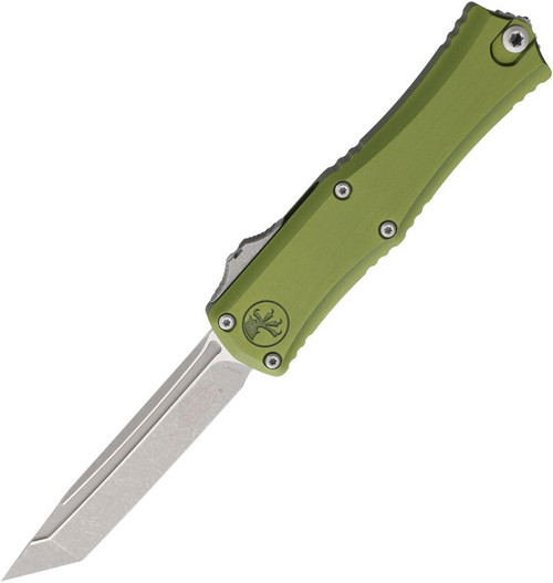 Microtech Hera II Mini OTF Auto T/E Apocalyptic Standard OD Green Aluminum AUMT1704M10APOD