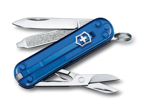 Victorinox Classic SD Blue Transparent (Deep Ocean)