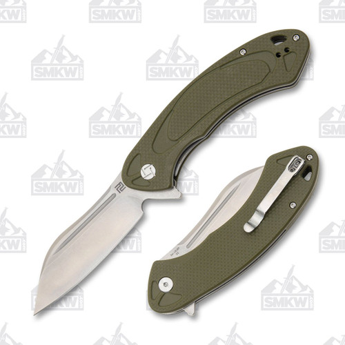 Artisan Cutlery Immortal Folding Knife Green G-10