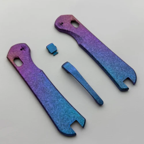 Piratech Kraki Scales Gradient One Crystallized Heat Treated Titanium KHCG01