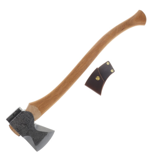 Hoffman Blacksmithing 2.25lb Camp Axe 24" Oval Handle Standard End with Bevels HOFCAOSB