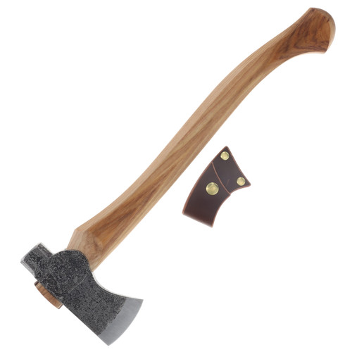Hoffman Blacksmithing Trapper Hatchet 19" Octagonal Handle Bulb End HOFTH19OCTB