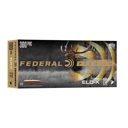 Federal Premium .300 PRC Hornady ELD-X Polymer Tip 212gr 20Rd Box