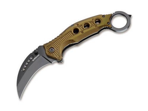 Boker Magnum Black Scorpion Gold Aluminum