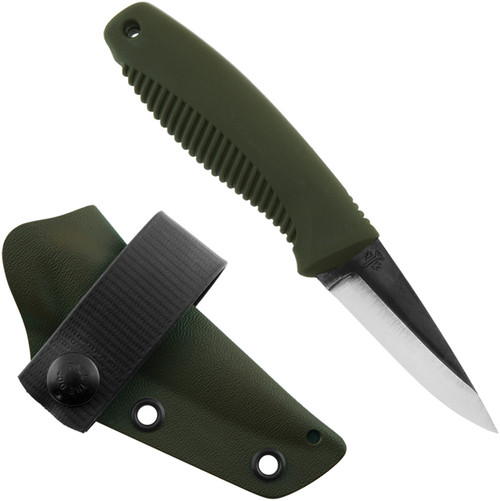 Peltonen M23 Ranger Cub Fixed Blade OD Green TPE - 80CrV2 Carbon Steel W/Sheath FJP307