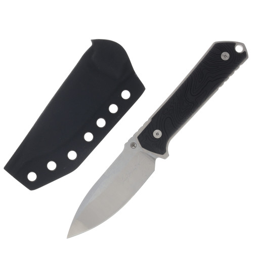 Boker Kiboku Fixed Blade Knife Black Topo Lucas Burnley Signature Limited Edition BK120576