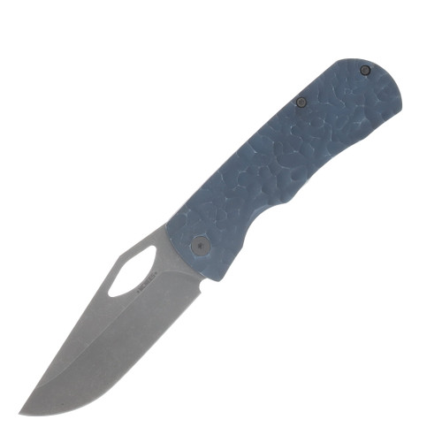 McNee's Little Dixon 3.25 Folding Knife Rock Blue Atomic MCLITTLEDIXROCK
