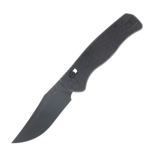 GEO Knife Sharp Shadow Axis Lock Black DLC M390 Blade Black DLC Titanium Handle GEO2504B