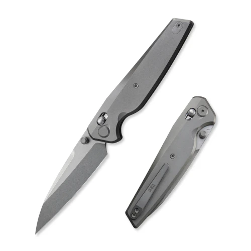 GEO Knife Poltergeist Works FANTASM Axis Lock Folder SW M390 Blade SW Titanium Handle