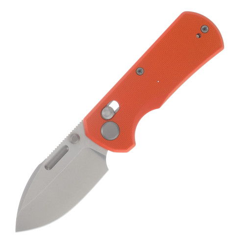 GEO Knife Fabian Hobbelen Belluf Folder SW M390 Blade Orange G10 Handle GEO2508D