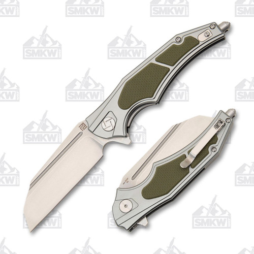 Artisan Cutlery Apache Nomad Folding Knife D2 Green