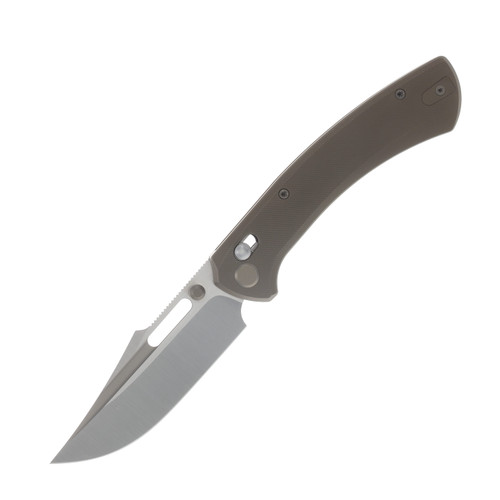 GEO Knife n.anh Design Strix Folder Hand-Rubbed Satin M390 Blade SW Bronze Ti Handle GEO2510C