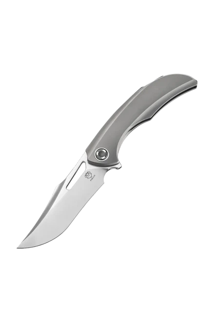 Poikilo Blade Armadillo Standard PSW Folding Knife TI Handle M398 Blade POIBARMASPSW