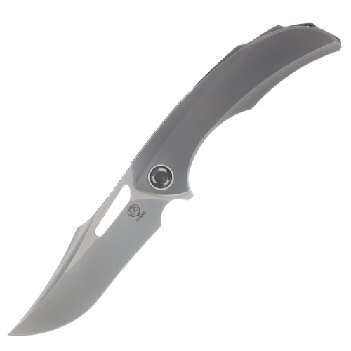 Poikilo Blade Armadillo Standard PSW Folding Knife TI Handle M398 Blade POIBARMASPSW