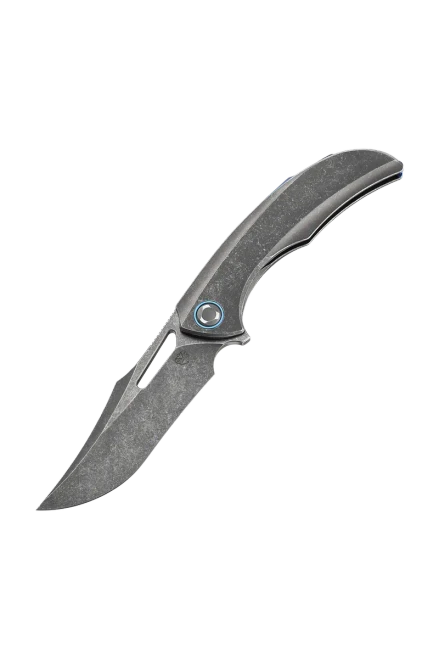 Poikilo Blade Armadillo Standard DSW Folding Knife TI Handle M398 Blade POIBARMASDSW