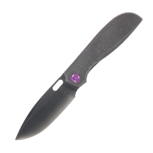 Poikilo Blade Gecko Folding Knife Standard DSW V2 3 Fins TI Handle M398 Blade POIBGECSDSWV23FINS