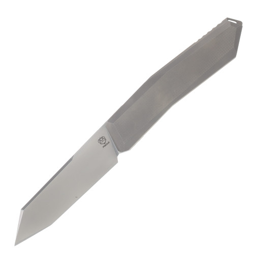 Poikilo Blade Prism Large Standard PSW Folding Knife TI Handle M398 Blade POIBPRISMLGSPSW