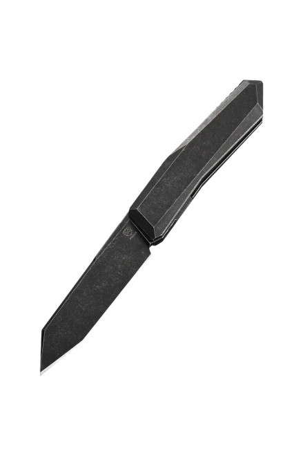 Poikilo Blade Prism Large Standard DSW Folding Knife TI Handle M398 Blade POIBPRISMLGSDSW