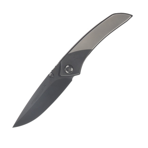 Poikilo Blade Tuna Mini DLC Folding Knife TI Handle M398 Blade POIBTUNAMINIDLC