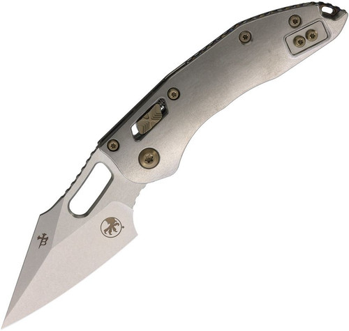 Microtech Stitch RAM-LOK Marfione Select Folder SW - SW Slab Side TI W/Flamed TI  Bronze Accent MT169RL10MS4