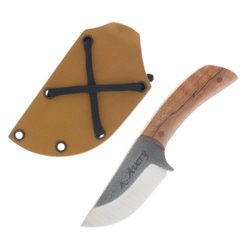 Avery Knifeworks The Mini Fixed Blade Knife Forged Magnacut/Curly Maple AK05CM
