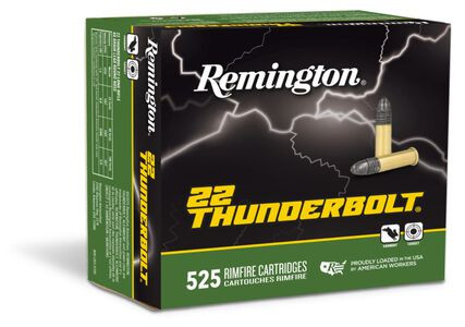 Remington Thunderbolt .22 LR Ammo 40gr LRN 1255 FPS 525rd Bulk Box