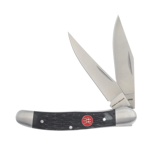Zwilling J.A. Henckels Copperhead Folding Knife Black Jigged Bone Handle 14C28N Blade 1037343