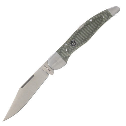 Zwilling J.A. Henckels Outdoor Folding Hunter Green Micarta Handle 14C28N Blade 1037339