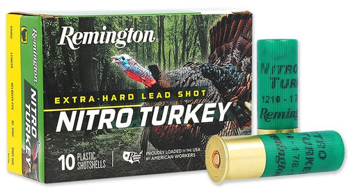 Remington Nitro Turkey 12ga 3in #4 Shot 1-7/8oz Ammo 10rd Box