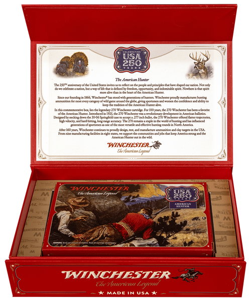 Winchester Power-Point 250th Anniversary .270 Win JSP 150gr 20Rds Box