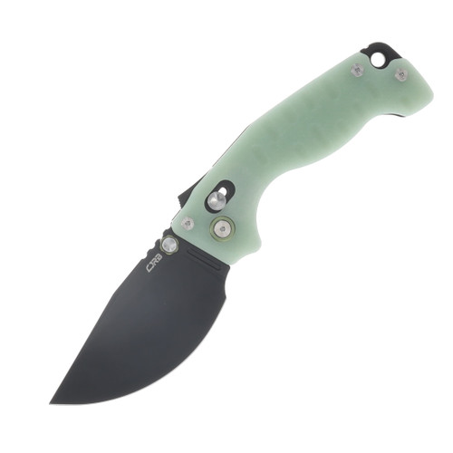 CJRB Doubletap Recoil Lock Folding Knife Black D2/Glow in the Dark