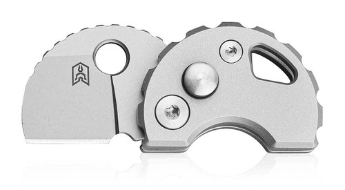 Bestechman Turtle Button Lock Folding Knife Bead Blasted Blade/Handles BM20A