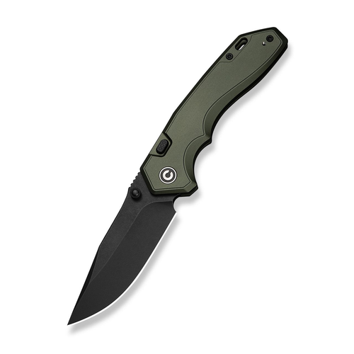 CIVIVI Brova Folder Forest Green Aluminum Handle Black SW S35VN Blade CE25093-3