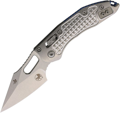 Microtech Stitch RAM LOK Folder Marfione Select SW -SW Frag TI W/Blue TI Accent MT169RL10FRMS2