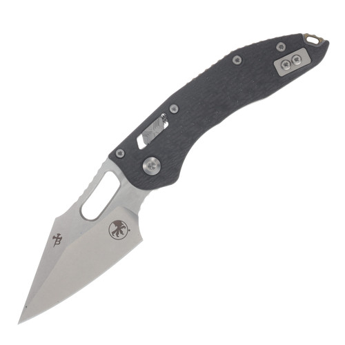Microtech Stitch RAM-LOK Folder Marfione Select SW Slab Side Carbon Fiber W/ Bronze TI Accent MT169RL10MS7