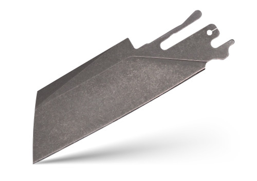 Exceed Designs TiRant ULTRA HotSwap Sheepsfoot Blade Replacement Dark Stonewash D2