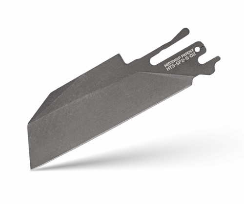 Exceed Designs TiRant ULTRA HotSwap Wharncliffe Blade Replacement Dark Stonewash D2