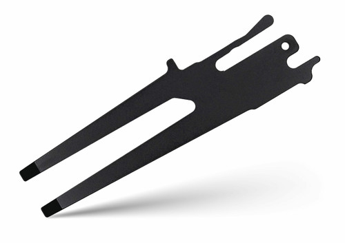 Exceed Designs TiRant ULTRA HotSwap Golf Divot Tool and Steak Fork Jet Black PVD ULT-ACC-DVT-BLK