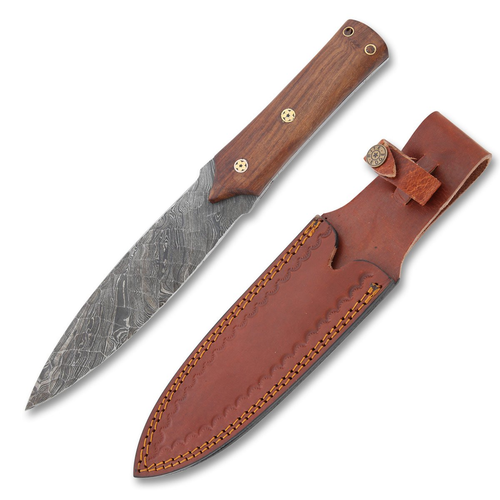 Indian Dagger Damascus Fixed Blade Knife