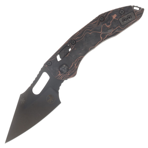 Microtech Stitch RAM-LOK Folder Marfione Select DLC SW Livewire Carbon Fiber W/DLC TI Accent MT169RL1DLCTMS1