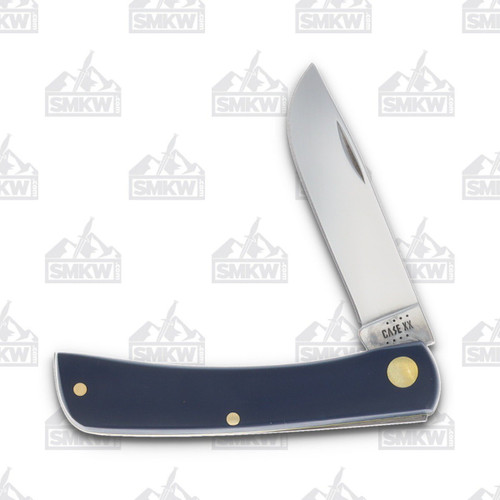 Case Navy Blue Synthetic Sod Buster Jr Folding Knife