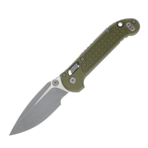 Microtech LUDT RAM-LOK Folder S/E Apocalyptic Standard Frag Aluminum OD Green MT1135RL10APFROD