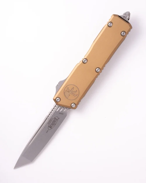 Microtech Scarab II GEN III Executive OTF Auto T/E Stonewash Standard Tan