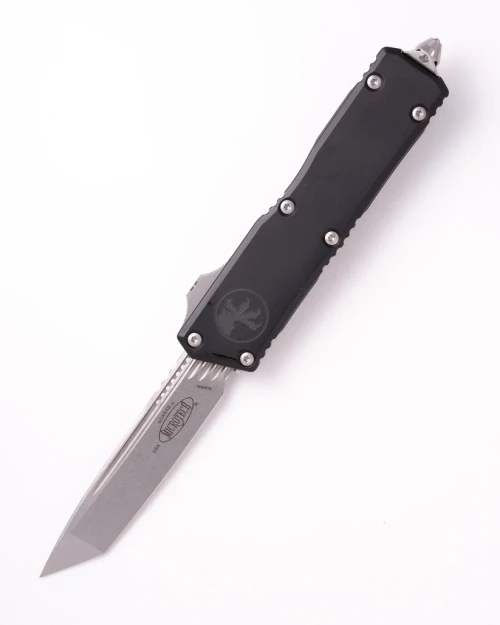 Microtech Scarab II GEN III Executive OTF Auto T/E Stonewash Standard Black