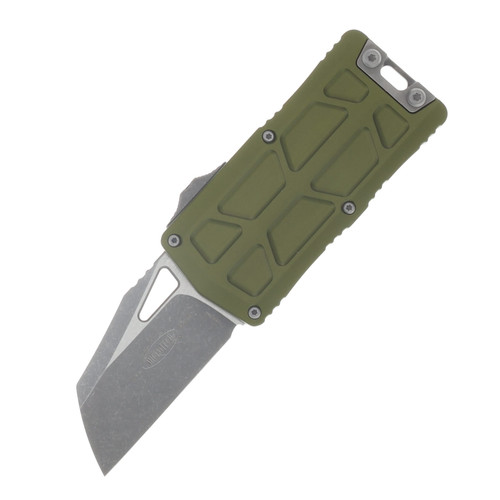 Microtech Exocet II OTF Auto Wharncliffe Apocalyptic Standard OD Green AUMT115610APOD