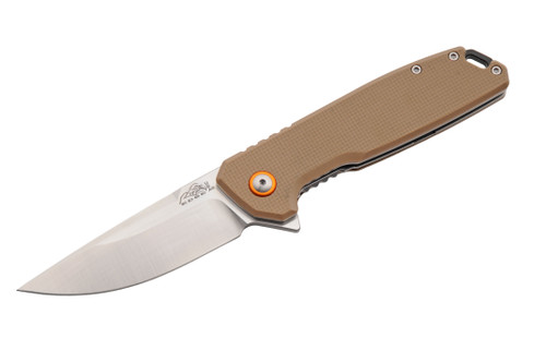 Rite Edge Assisted Linerlock Folding Knife CNC Ground Khaki G-10 RUC-4017KH