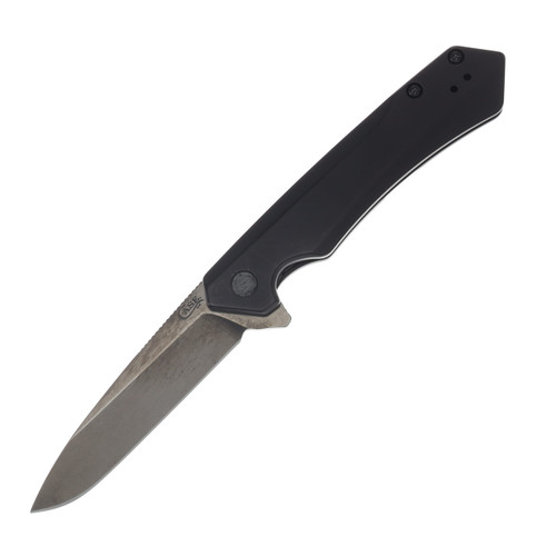 Case Kinzua Folding Knife BLK/BLK Magnacut Spear Blade Aluminum Handle CA70951